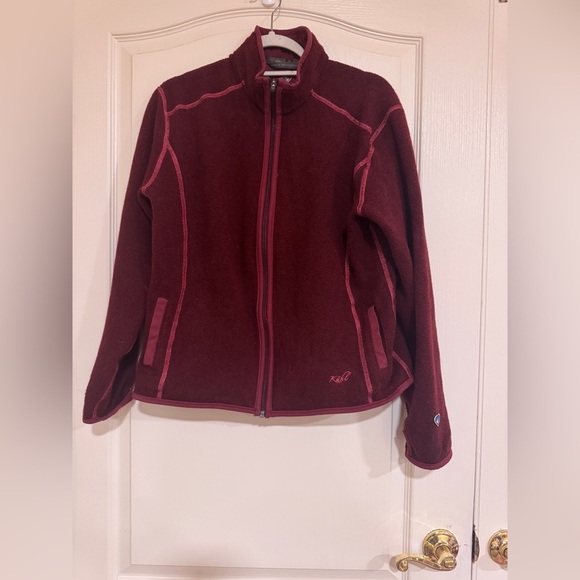 Kuhl Women's fuzzy Burgundy Jacket​​ - Picture 1 of 4
